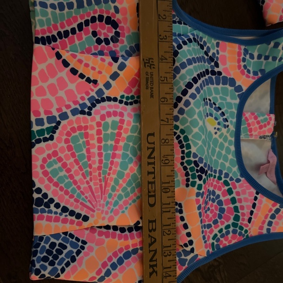 Lilly Pulitzer Kennedy Crop Top and Skirt Set Tile Wave Multi Size Medium - Picture 8 of 8